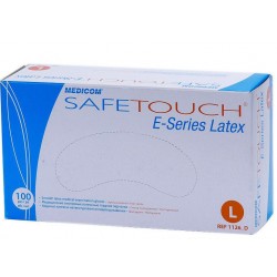 Рукавички латексні припудрені SafeTouch Medicom