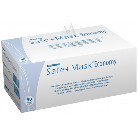 Маски защитные MEDICOM Safe + mask Economy